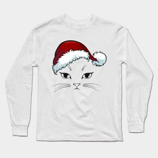 Cat Santaaa T-shirt Long Sleeve T-Shirt